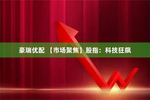 豪瑞优配 【市场聚焦】股指：科技狂飙